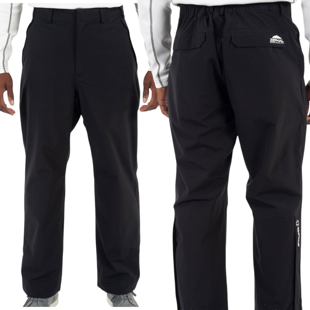 Sunice Zephal FlexTech Typhoon Golf Rain Pants Black Waterproof size XXL x 31”